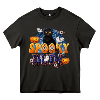 Asphalt Spooky Dude Heavy Core Tee - texasbilliewilder