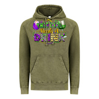 Vintage Olive This girl needs a drink Vintage Hoodie - FaDigitalArtStudio