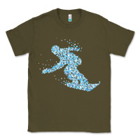 Army Green ski vacation t  shirt snowboard snowboarder snowboarding t  shirt Classic Tee - maiPhamDesign