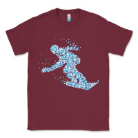 Burgundy ski vacation t  shirt snowboard snowboarder snowboarding t  shirt Classic Tee - maiPhamDesign