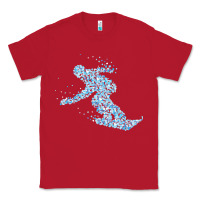 Red ski vacation t  shirt snowboard snowboarder snowboarding t  shirt Classic Tee - maiPhamDesign
