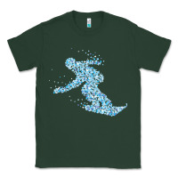 Sports Green ski vacation t  shirt snowboard snowboarder snowboarding t  shirt Classic Tee - maiPhamDesign