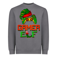 Storm Christmas gamer elf Heavyweight Sweatshirt - BarkalooDesign