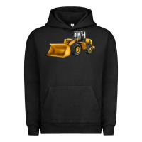 Pigment Black bulldozer Urban Hoodie - JahusDesignShop