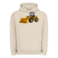 Pigment French Oak bulldozer Urban Hoodie - JahusDesignShop