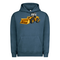 Pigment Midnight Navy bulldozer Urban Hoodie - JahusDesignShop