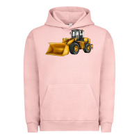 Pigment Salmon bulldozer Urban Hoodie - JahusDesignShop