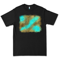 Black Turquoise Leopard Background Premium Tee - Jasminsmagicworld