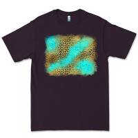 Plum Turquoise Leopard Background Premium Tee - Jasminsmagicworld