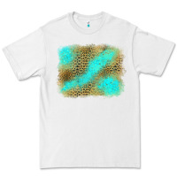 White Turquoise Leopard Background Premium Tee - Jasminsmagicworld