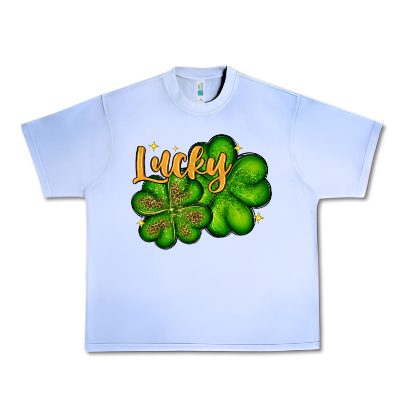St. Patrick's Lucky And Shamrock Urban Heavy Tee by OliviaCreatesArt | Teevron