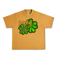 Peanut Butter St. Patrick's Lucky and shamrock Urban Heavy Tee - OliviaCreatesArt