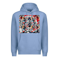 Colony Blue american ice cream Premium Hoodie - CowhideDigitalArt