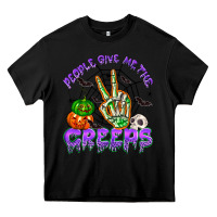 Black people give me the creeps Heavy Core Tee - NancyCooperArtShop