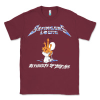 Burgundy 88 FINGERS LOUIE ART Classic Tee - maiPhamDesign