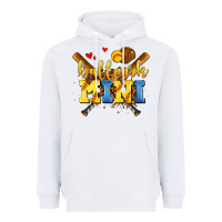 White ballpark mini Heavyweight Hoodie - AdoDesignShop