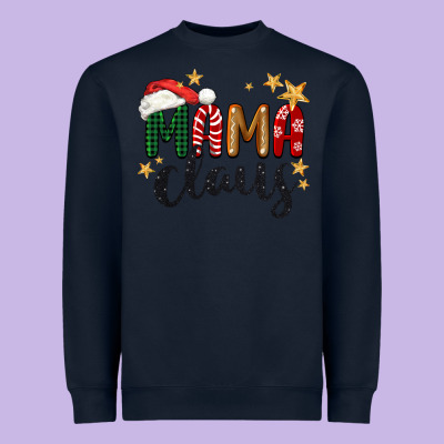 Mama Claus Christmas Heavyweight Sweatshirt Designed By Barkaloodesign