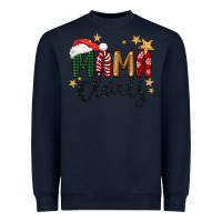 Navy mama Claus Christmas Heavyweight Sweatshirt - BarkalooDesign