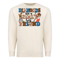 Diamonds Are A Girl's Best Friend Premium Sweatshirt | Teevron