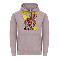 Vintage Zinc Mardi Gras Crawfish dude Vintage Hoodie - FaDigitalArtStudio