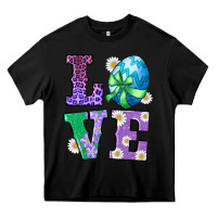 Black easter love egg Heavy Core Tee - RanaPortraitStore