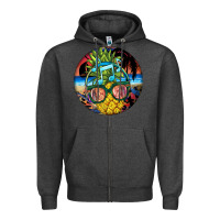 Charcoal Heather pineapple relaxing Zipper Hoodie - BarkalooDesign