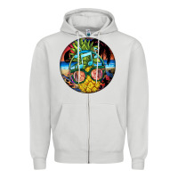 Dove Grey pineapple relaxing Zipper Hoodie - BarkalooDesign
