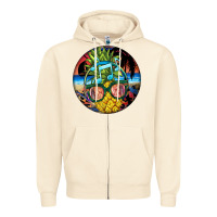Sandshell pineapple relaxing Zipper Hoodie - BarkalooDesign