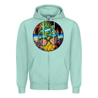 Seafoam pineapple relaxing Zipper Hoodie - BarkalooDesign