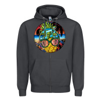 Smoke pineapple relaxing Zipper Hoodie - BarkalooDesign