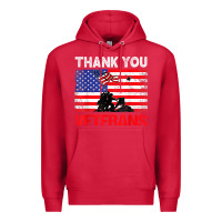 Cardinal thank you veterans service patriot veteran day american flag t shirt Premium Hoodie - maiPhamDesign