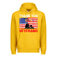 Lemon thank you veterans service patriot veteran day american flag t shirt Premium Hoodie - maiPhamDesign