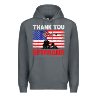 Rock thank you veterans service patriot veteran day american flag t shirt Premium Hoodie - maiPhamDesign