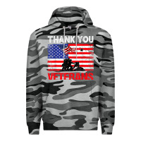 Slate Camo thank you veterans service patriot veteran day american flag t shirt Premium Hoodie - maiPhamDesign