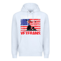White thank you veterans service patriot veteran day american flag t shirt Premium Hoodie - maiPhamDesign