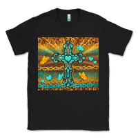 Black western cross Classic Tee - TumblerDesignByShophia