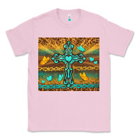 Bubblegum Pink western cross Classic Tee - TumblerDesignByShophia