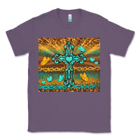 Lavender western cross Classic Tee - TumblerDesignByShophia