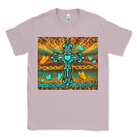 Lilac western cross Classic Tee - TumblerDesignByShophia