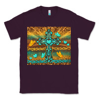Plum western cross Classic Tee - TumblerDesignByShophia