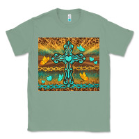Sage western cross Classic Tee - TumblerDesignByShophia