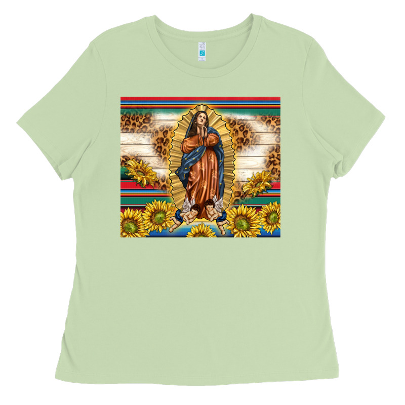 Our Lady Of Guadalupe Ladies Tee by TumblerDesignByShophia | Teevron