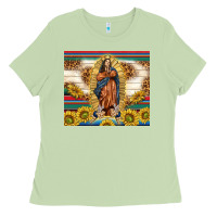 Matcha our lady of guadalupe Ladies Tee - TumblerDesignByShophia