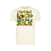 Vintage Arctic I don't need luck i've got Jesus Vintage Tee - CowGirlArtShop