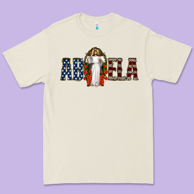 Abuela Jesus Christ Premium Tee Designed By Jasminsmagicworld