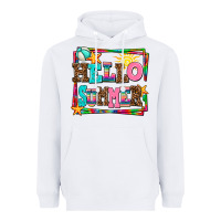 White hello summer Heavyweight Hoodie - AdoDesignShop
