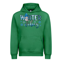 Emerald winter vibes gnome Urban Hoodie - JahusDesignShop