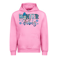 Fuchsia Pink winter vibes gnome Urban Hoodie - JahusDesignShop