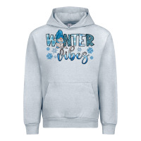 Heather Grey winter vibes gnome Urban Hoodie - JahusDesignShop