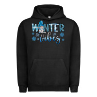 Pigment Black winter vibes gnome Urban Hoodie - JahusDesignShop